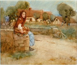 時代は若かった、1903-14年頃（水彩） 作： William Lee Hankey
