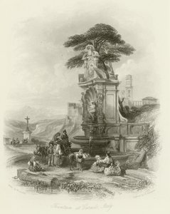 カルネロの噴水 作： William Leighton Leitch