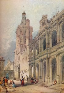 市庁舎、ケルン、c1841 作： William Leighton Leitch