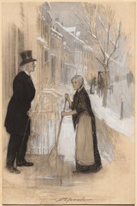 1904 年に不名誉除隊を説明するためのスケッチ。 作： William Leroy Jacobs