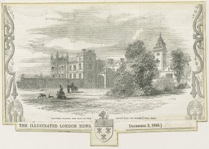 ドラトンバセット-「ドレイトンマナー」：木版画彫刻、nd [c 1843] 作： William Linton