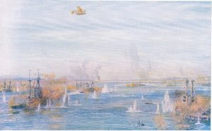 1915年3月18日、ウェーバリーブックカンパニーリミテッド発行のイギリス人のカッセル歴史からの1940年頃の爆撃、ナロウズ