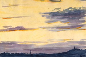 ブライト・イブニング 作： William Lionel Wyllie