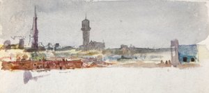 沿岸の町 作： William Lionel Wyllie