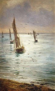 帰路、 作： William Lionel Wyllie