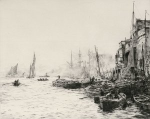 オールドライムハウス 作： William Lionel Wyllie