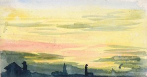 サンセット 作： William Lionel Wyllie