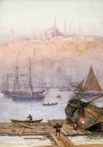ゴールデンホーン、1896 作： William Lionel Wyllie