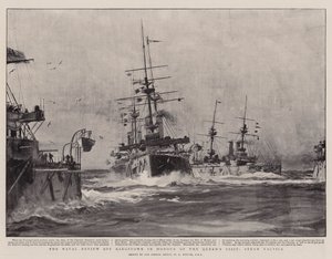 女王の訪問を称えるキングスタウン沖の海軍レビュー、蒸気戦術