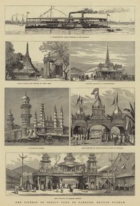 インドの英国ビルマのラングーン訪問の総督