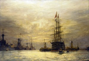 ヴィクトリア」最後の航海 作： William Lionel Wyllie