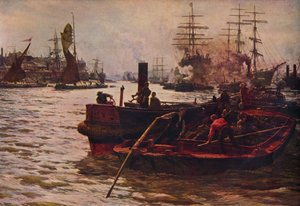 Toil、Glitter、Glime and Wealth、1883 1935 作： William Lionel Wyllie