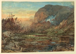 ニューハンプシャー州カーター湖のカータードーム 作： William Louis Sonntag