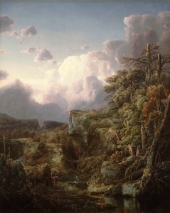 山の風景」1854年 作： William Louis Sonntag