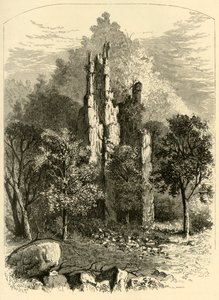 チムニー・ロックス」、1872年。   作： William Ludwell Sheppard