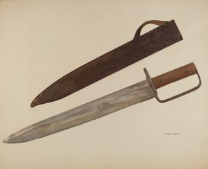 トレンチナイフとシース、1941年頃。 作： William Ludwig