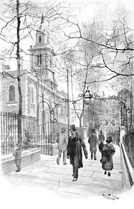 アルダーマンズウォーク、ビショップスゲートストリート、1891 作： William Luker