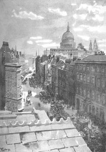 アルダースゲートストリート、1891年 作： William Luker