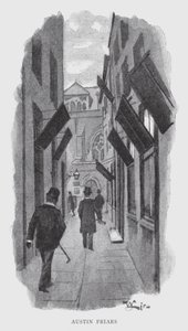 Austin Friars（リトグラフ 作： William Luker