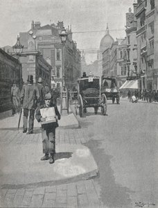 キャノンストリート、1891年 作： William Luker
