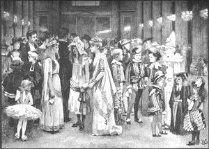 マンションハウスの少年-ダンスの間、1891 作： William Luker