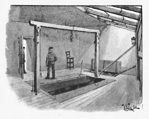 ニューゲート-絞首台、1891