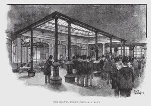 The Baltic, Threadneedle Street (litho)