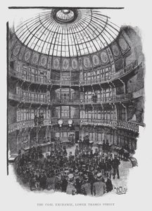 The Coal Exchange, Lower Thames Street (litho) 作： William Luker
