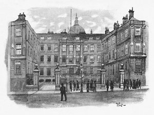 カレッジオブアームズ、クイーンビクトリアストリート、1891 作： William Luker