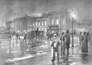 一般郵便局-1891年の夜 作： William Luker