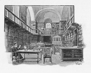 セント・ポール大聖堂の図書館」1891年