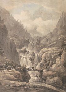 Uma Chaisse passando pelos Alpes 作： William Marlow