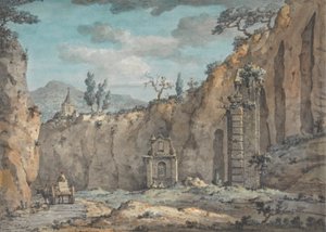 Oxcart Posillipon luolassa 作： William Marlow