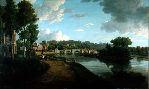 リッチモンド（サリー州）のテムズ川 作： William Marlow