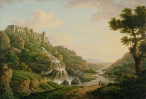 マエケナス・チボリの別荘、1770年頃（水彩画 作： William Marlow