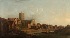 セヴァーンのウスター、1760年頃 作： William Marlow