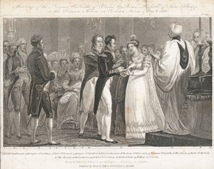 シャーロット王女の結婚式 作： William Marshall (after) Craig
