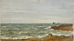 Seascape:灰色の天気 作： William Matthew Hale