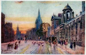 ハイストリート、オックスフォード 作： William Matthison