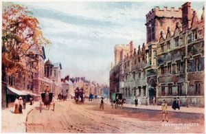 ハイストリート、オックスフォード 作： William Matthison