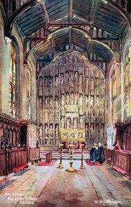 Reredos、オールソウルズチャペル、オックスフォード 作： William Matthison