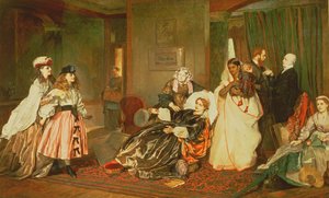 帰宅、1866 作： William Maw Egley