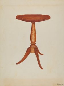 Tip-table or Cant-table, 1937年。 作： William McAuley