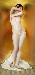 ゴールドの輝き、パールの輝き 作： William McGregor Paxton