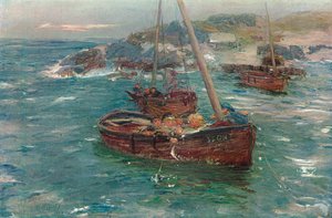 地面のうねり、カラデール、アーガイル、c1883 作： William McTaggart