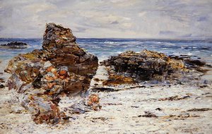 Cauldron Rocks（油彩・キャンバス） 作： William McTaggart