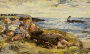 海岸の子供たち、マクリアニッシュ 作： William McTaggart