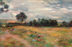 Broomieknoweでの収穫、1896年 作： William McTaggart