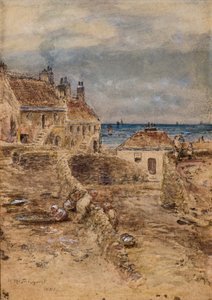 赤い屋根 作： William McTaggart