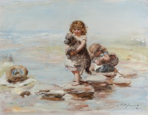 ステッピング・ストーンズ 作： William McTaggart